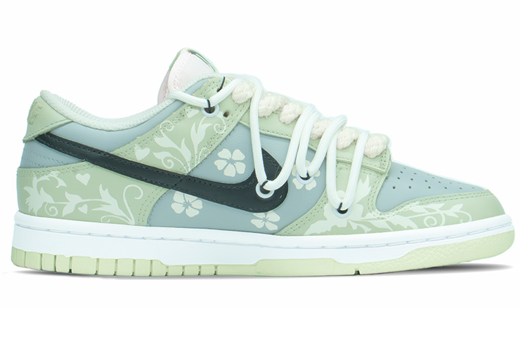 Order (W) [Kasut Khusus] Nike Dunk Low 'Hari Valentine Camellia' DD1503-600(TeamA-花纹绿灰S-BOX)