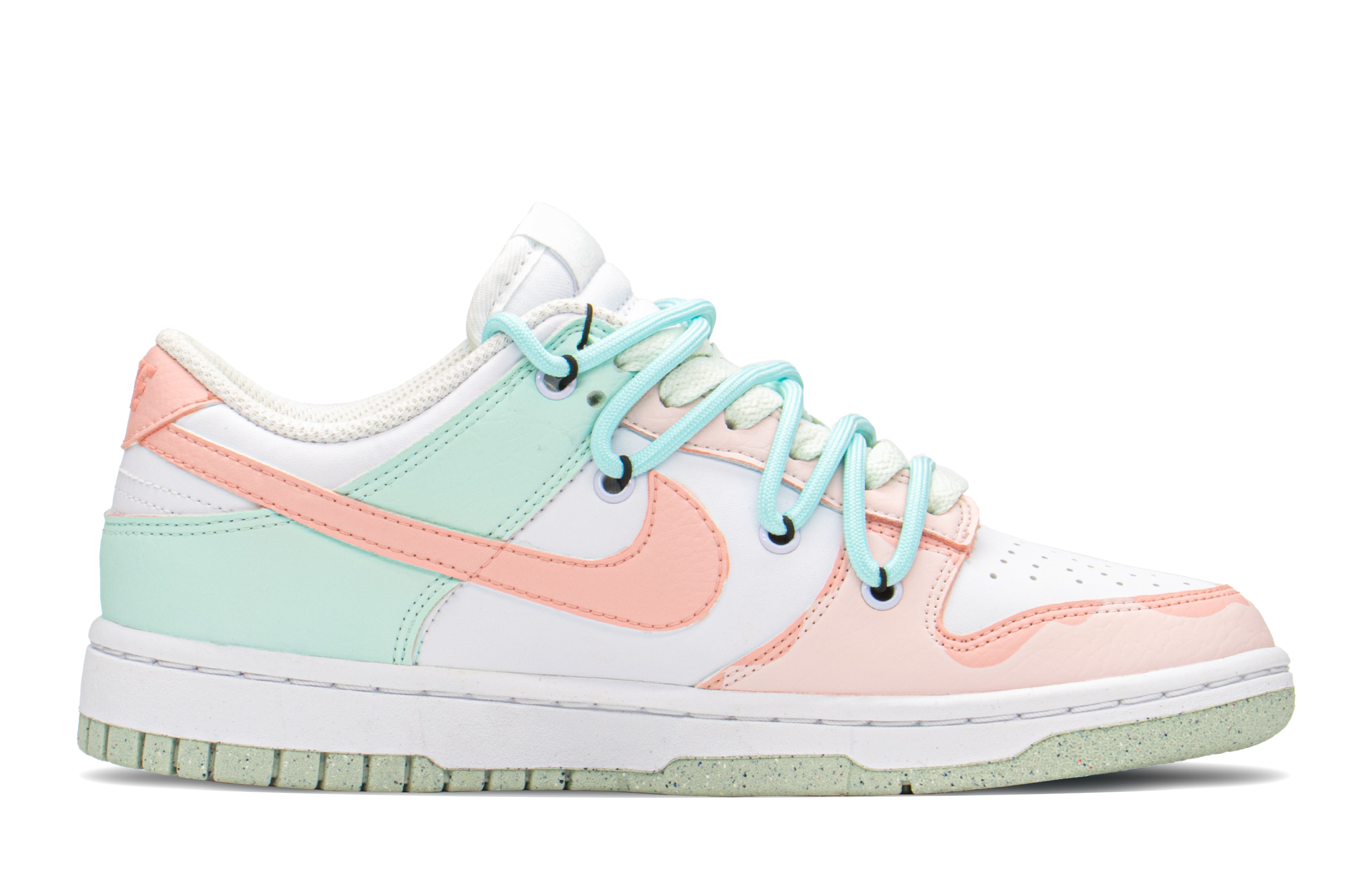 Order (W) [Kasut Custom] Nike Dunk Low 'Hari Valentine Persik' DN1431-102(TeamA-DK糖果桃子女S-BOX)