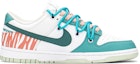 Order 【定制球鞋】 Nike Dunk Low FZBB 情人節 摩斯密碼 手繪噴繪 特殊禮盒 低幫 板鞋 女款 綠粉