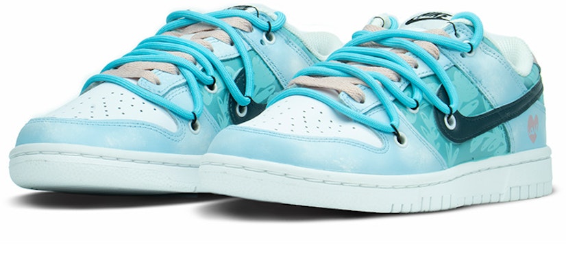 (W) 나이키 덩크 로우 '발렌타인 로즈 스카이 그라데이션' (커스텀) DD1503-109(TeamA-蓝玫瑰S-BOX) Lookbook (W) 나이키 덩크 로우 '발렌타인 로즈 스카이 그라데이션' (커스텀) DD1503-109(TeamA-蓝玫瑰S-BOX)