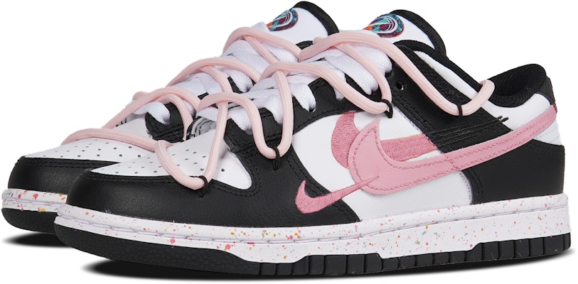 (W) Zapatillas Nike Dunk Low 'San Valentín Negro-Rosa Swoosh' FD4623-131(TeamP-女款黑粉彩点) Lookbook (W) Zapatillas Nike Dunk Low 'San Valentín Negro-Rosa Swoosh' FD4623-131(TeamP-女款黑粉彩点)