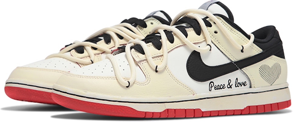 (W) 나이키 덩크 로우 '발렌타인 평화와 사랑' (Nike Dunk Low '발렌타인 평화사랑') DO6288-100(Teamfour-女款和平与爱QD) Lookbook (W) 나이키 덩크 로우 '발렌타인 평화와 사랑' (Nike Dunk Low '발렌타인 평화사랑') DO6288-100(Teamfour-女款和平与爱QD)