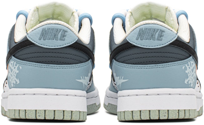 【定制球鞋】Nike Dunk Low FZBB 情人節 特殊禮盒 解構鞋帶 閃電 愛心 低幫 板鞋 女款 藍黑 Shop 【定制球鞋】Nike Dunk Low FZBB 情人節 特殊禮盒 解構鞋帶 閃電 愛心 低幫 板鞋 女款 藍黑