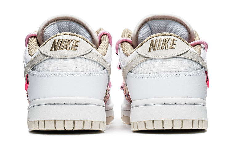 Shop (W) 나이키 덩크 로우 '발렌타인데이 화이트 핑크' (커스텀) DX6060-121(TeamB-女款小香风白粉I-BOX)
