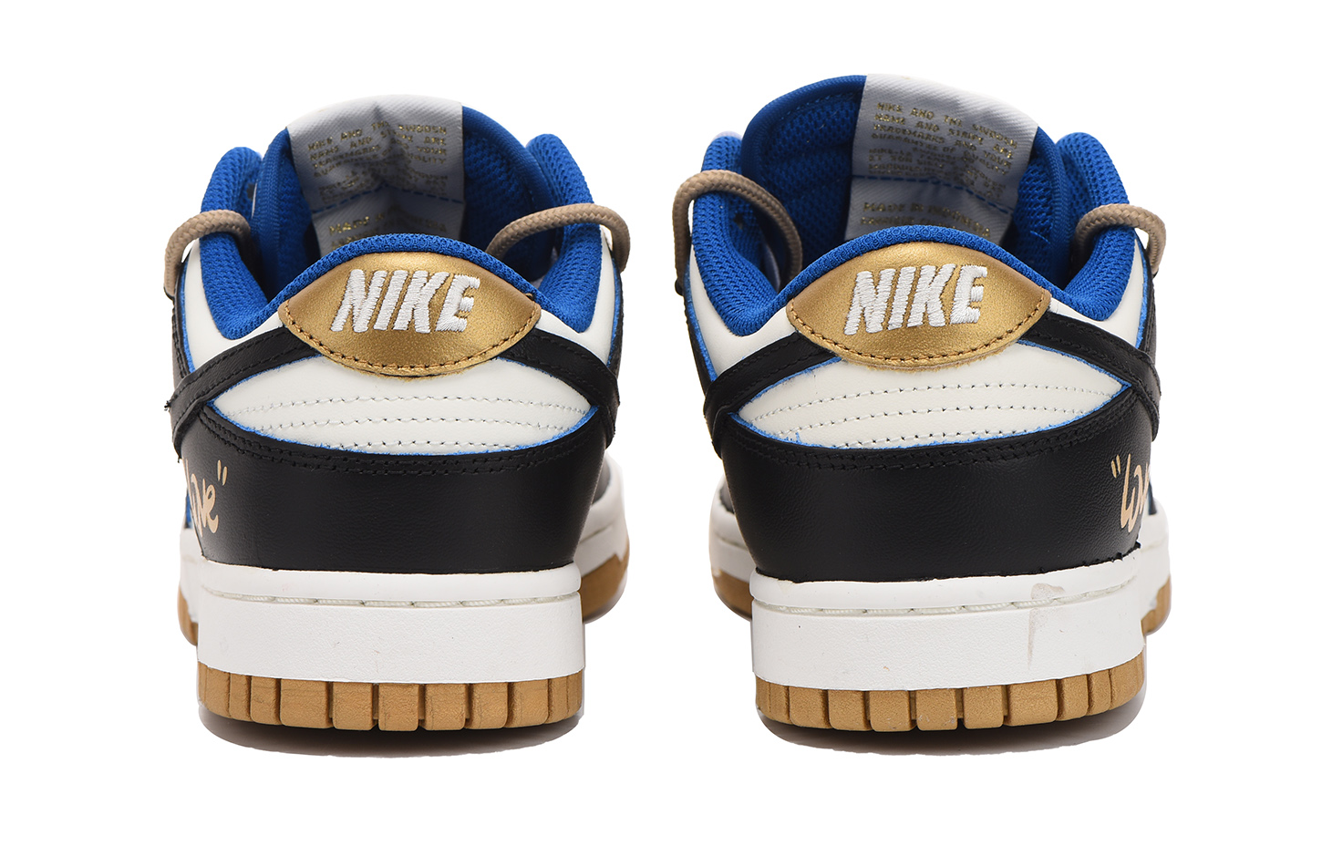 Shop (W) [Sepatu Kustom] Nike Dunk Low 'Valentine's Day Deconstructed Hitam' FB7173-141(Team拾伍-女款黑二字母)