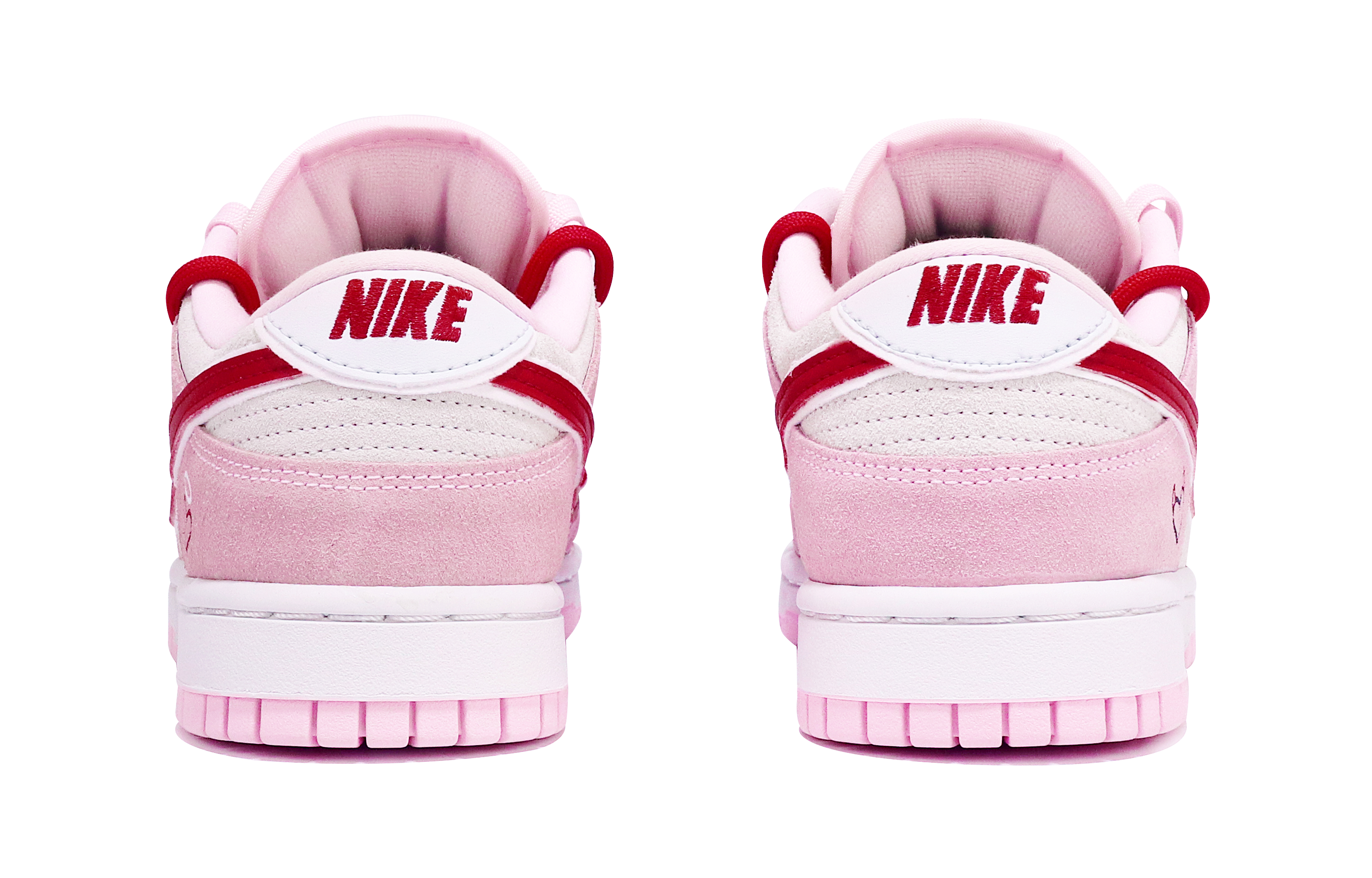 Purchase (W) [Shoes Kustom] Nike Dunk Low 'Valentine's Day Putih-Pink' DV3054-600(TeamTen-女款爱心粉)