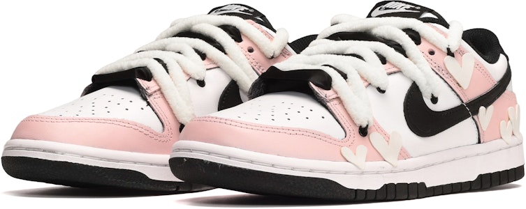 【客製球鞋】Nike Dunk Low 情人節 卡斯製造 粉色熊貓 光變愛心 低幫 板鞋 女款 黑白粉 Purchase 【客製球鞋】Nike Dunk Low 情人節 卡斯製造 粉色熊貓 光變愛心 低幫 板鞋 女款 黑白粉