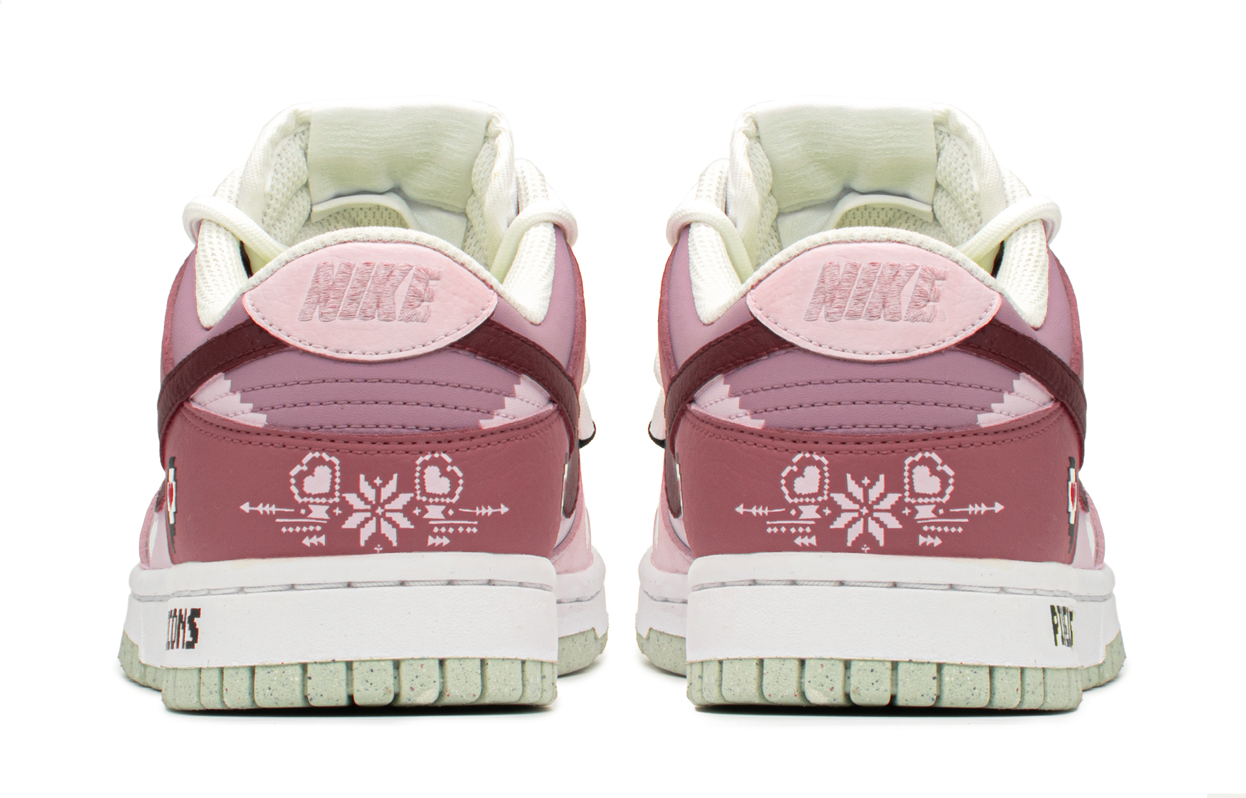 Purchase (W) [定制鞋款] 耐克Dunk低帮‘情人节像素艺术’ DN1431-102(TeamA-DK可爱像素女S-BOX)