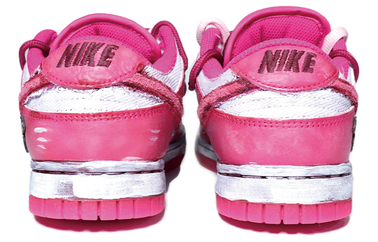 Purchase (W) 나이키 덩크 로우 '발렌타인 스트로베리' (커스텀) DQ9324-600(Team25-草莓粉熊)