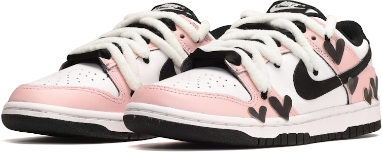 【客製球鞋】Nike Dunk Low 情人節 卡斯製造 粉色熊貓 光變愛心 低幫 板鞋 女款 黑白粉 Details for 【客製球鞋】Nike Dunk Low 情人節 卡斯製造 粉色熊貓 光變愛心 低幫 板鞋 女款 黑白粉