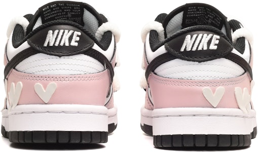 【客製球鞋】Nike Dunk Low 情人節 卡斯製造 粉色熊貓 光變愛心 低幫 板鞋 女款 黑白粉 Sizing 【客製球鞋】Nike Dunk Low 情人節 卡斯製造 粉色熊貓 光變愛心 低幫 板鞋 女款 黑白粉