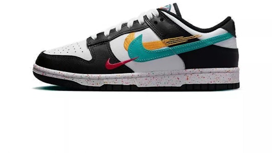 (W) Zapatillas Nike Dunk Low 'San Valentín Negro-Rosa Swoosh' FD4623-131(TeamP-女款黑粉彩点) Sizing (W) Zapatillas Nike Dunk Low 'San Valentín Negro-Rosa Swoosh' FD4623-131(TeamP-女款黑粉彩点)