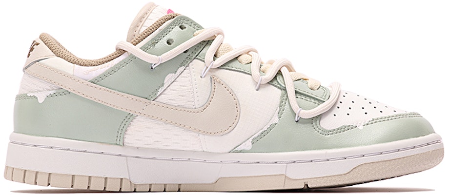 【訂製球鞋】Nike Dunk 低筒 香草冰淇淋 奶油 夏日 清爽 簡約 解構風 百搭 板鞋 女款 綠白 Order 【訂製球鞋】Nike Dunk 低筒 香草冰淇淋 奶油 夏日 清爽 簡約 解構風 百搭 板鞋 女款 綠白