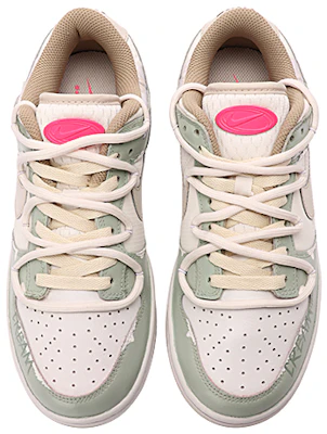【訂製球鞋】Nike Dunk 低筒 香草冰淇淋 奶油 夏日 清爽 簡約 解構風 百搭 板鞋 女款 綠白 Shop 【訂製球鞋】Nike Dunk 低筒 香草冰淇淋 奶油 夏日 清爽 簡約 解構風 百搭 板鞋 女款 綠白