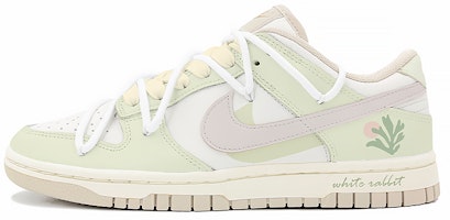 【訂製球鞋】Nike Dunk Low 香草布丁 清新 簡約 高街 低筒 滑板鞋 女款 白青 Buy 【訂製球鞋】Nike Dunk Low 香草布丁 清新 簡約 高街 低筒 滑板鞋 女款 白青