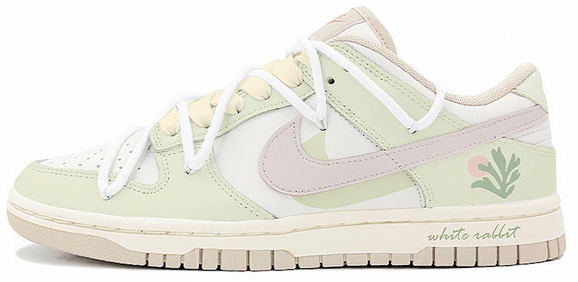 【訂製球鞋】Nike Dunk Low 香草布丁 清新 簡約 高街 低筒 滑板鞋 女款 白青 Buy 【訂製球鞋】Nike Dunk Low 香草布丁 清新 簡約 高街 低筒 滑板鞋 女款 白青