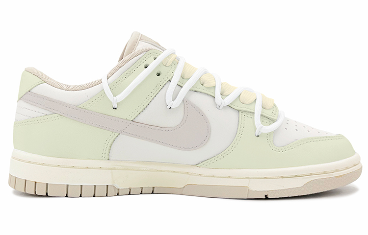 Order (W) [Zapatillas Personalizadas] Nike Dunk Low 'Vainilla Pudding Blanco Verde' DX5930-001(TeamK-香草布丁)