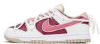 Order 【客製化球鞋】Nike Dunk Low 霧化木偶 薄霧玫瑰 明信片 復古運動風 防滑耐磨 低筒 板鞋 女款 玫紅