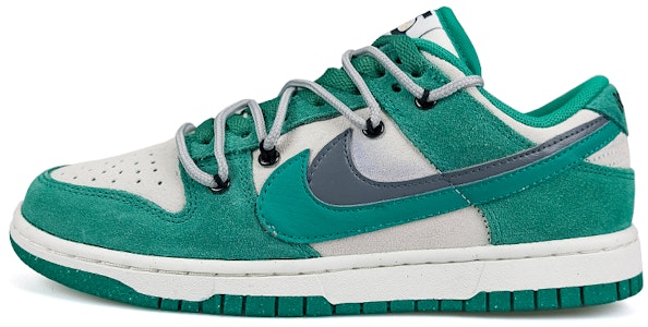 (W) Nike Dunk Low カスタム ビンテージ風 グレー/グリーン DO9457-101(TeamNine-灰绿拼色) Buy (W) Nike Dunk Low カスタム ビンテージ風 グレー/グリーン DO9457-101(TeamNine-灰绿拼色)