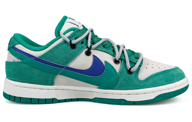 Order (W) [Kasut Custom] Nike Dunk Low 'Vintage Kelabu Hijau Patchwork' DO9457-101(TeamNine-灰绿拼色)