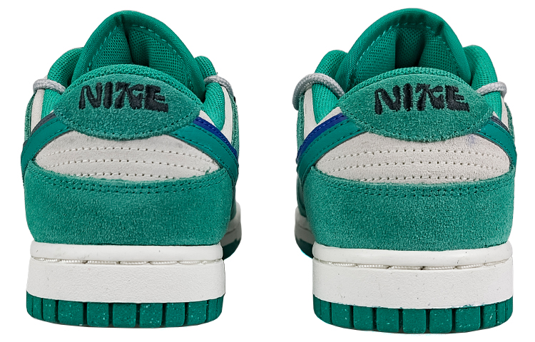 Shop (W) [Kasut Custom] Nike Dunk Low 'Vintage Kelabu Hijau Patchwork' DO9457-101(TeamNine-灰绿拼色)