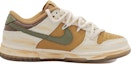 Buy 【客製化球鞋】Nike Dunk Low OKHR 復古風做舊解構 摩卡咖啡色 橄欖綠 麻繩 字體 防滑耐磨 低筒 滑板鞋 女款 黃棕色