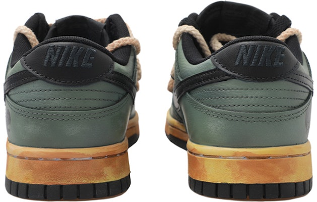 (W) Nike Dunk Low Deconstruido Verde Calavera DH9765-002(Team拾玖-复古做旧绿女) Details for (W) Nike Dunk Low Deconstruido Verde Calavera DH9765-002(Team拾玖-复古做旧绿女)