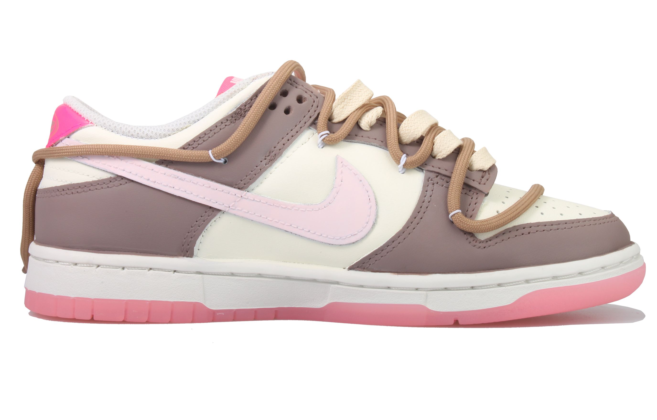 Order (W) Zapatillas Nike Dunk Low 'Vlad Dopamina Blanco Rosa Marrón' FN3451-161(Team33-乌木玫瑰-女款)