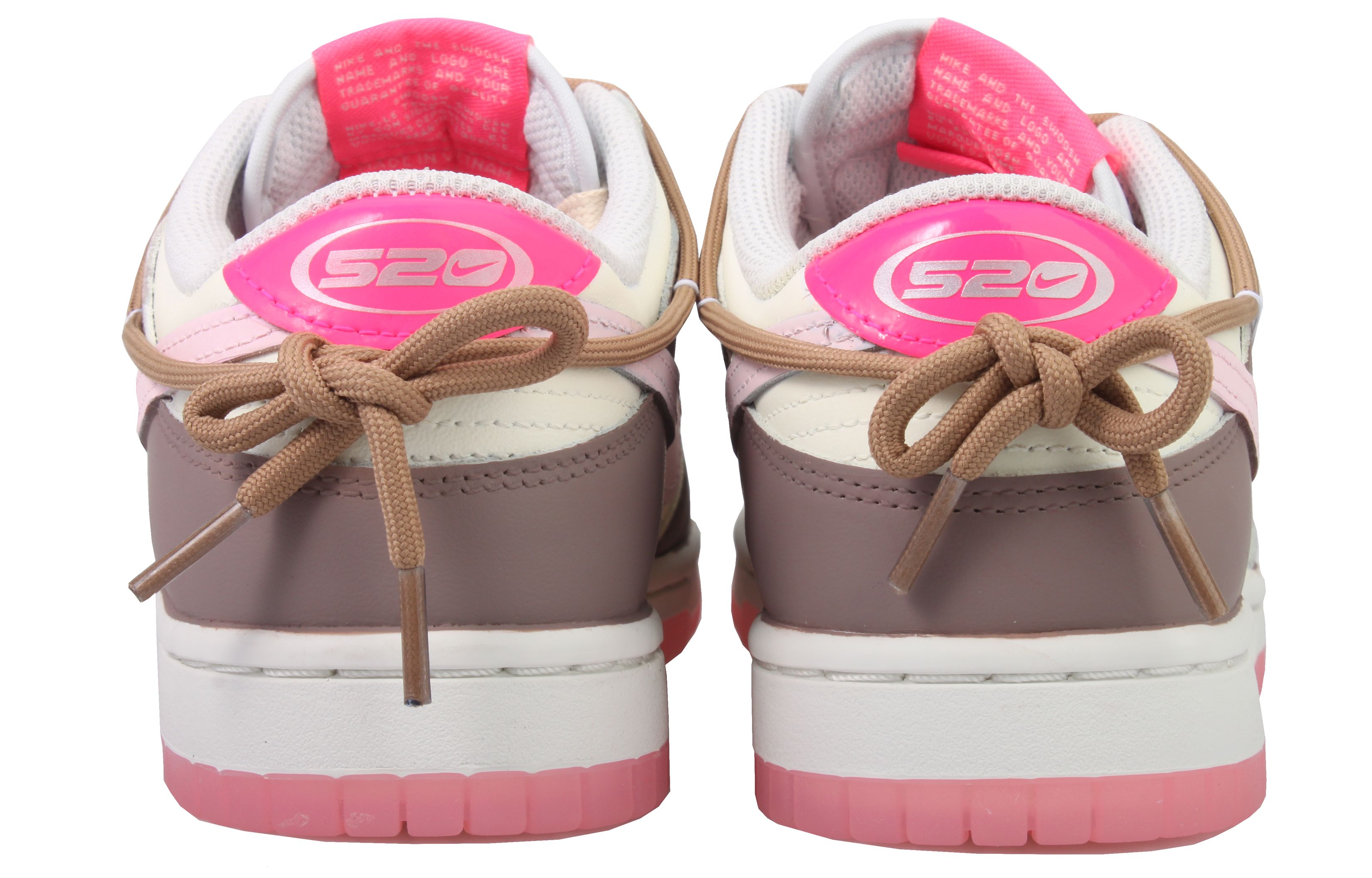 Shop (W) Zapatillas Nike Dunk Low 'Vlad Dopamina Blanco Rosa Marrón' FN3451-161(Team33-乌木玫瑰-女款)