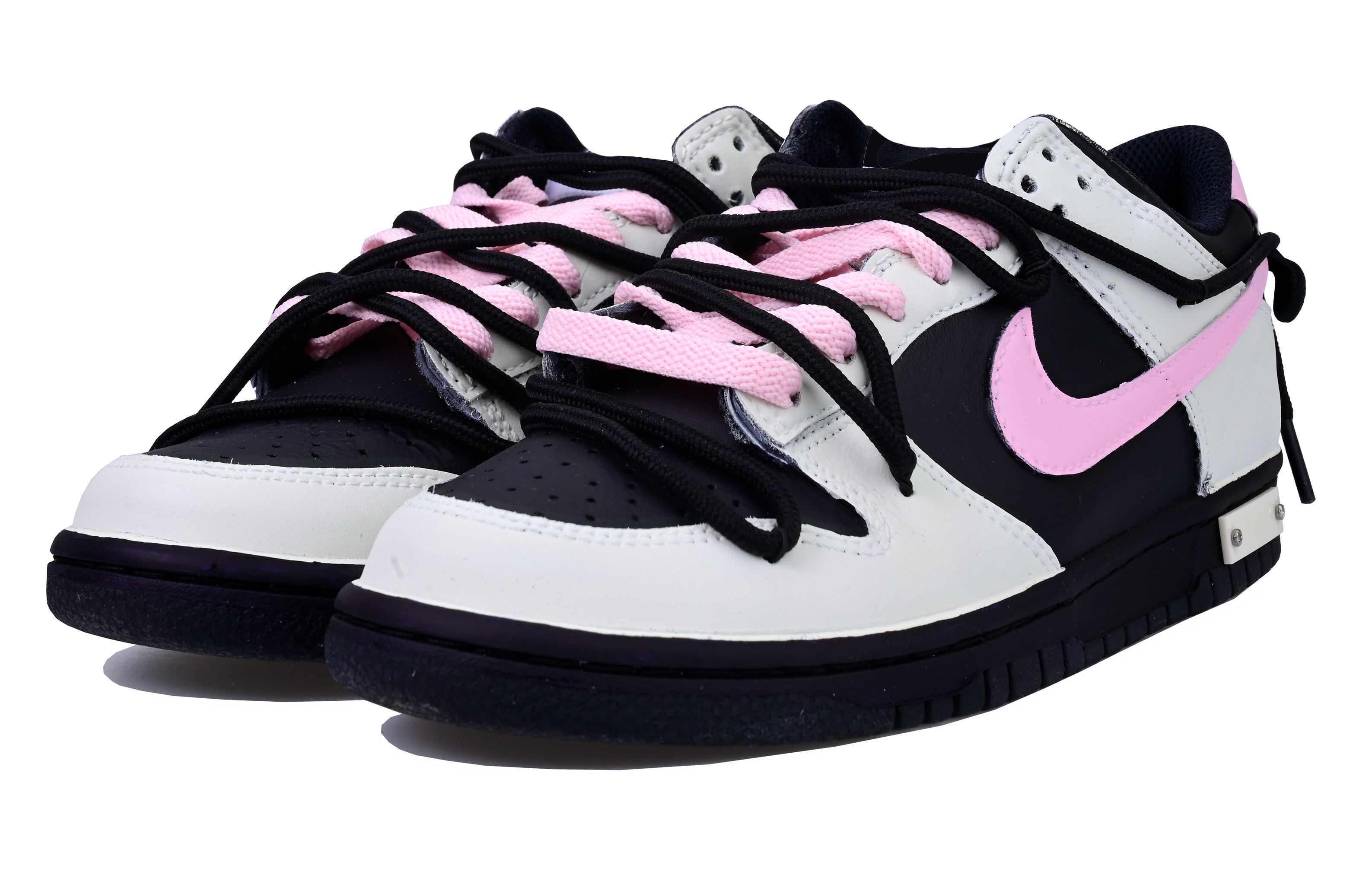 Lookbook 【訂製球鞋】 Nike Dunk Low Vlad 甜心芭比 防滑耐磨 低筒 板鞋 女款 黑粉