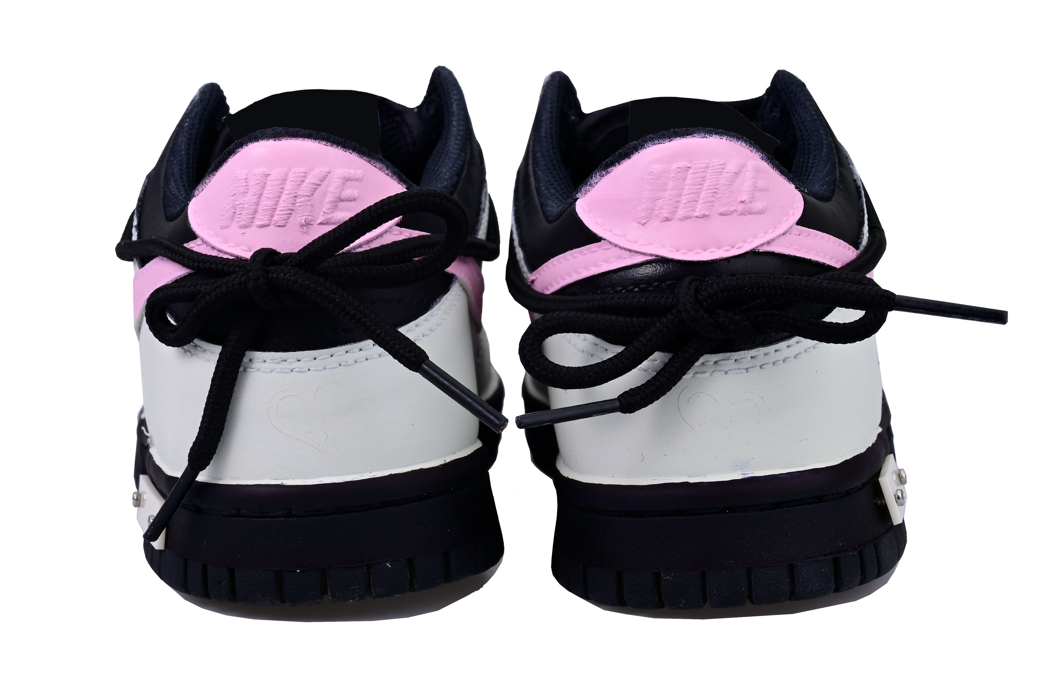 Shop 【訂製球鞋】 Nike Dunk Low Vlad 甜心芭比 防滑耐磨 低筒 板鞋 女款 黑粉