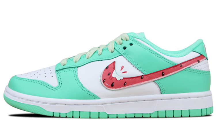 Buy (W) [Sepatu Custom] Nike Dunk Low 'Watermelon Tiffany Hijau' DD1503-105(Team叁-女款蒂芙尼绿夏日西瓜)