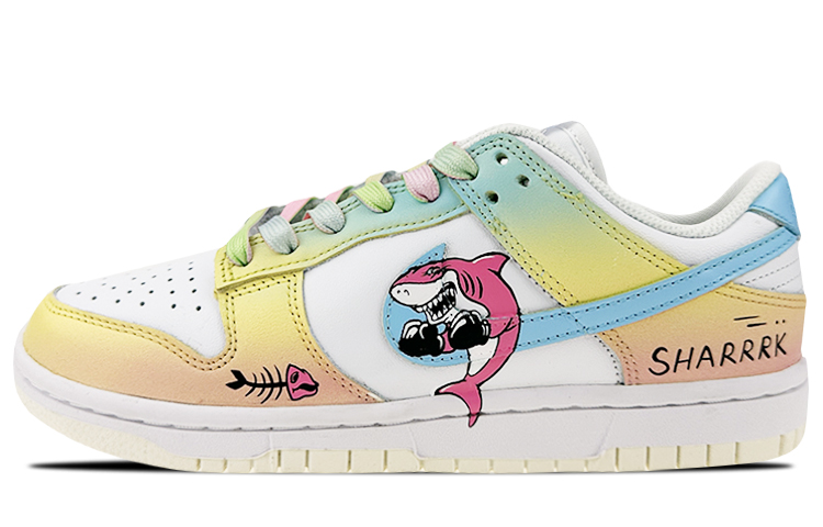 Buy (W) Nike Dunk Low "Tiburón Arcoíris" (Personalizadas) DD1503-121(Team47-女款鲨鱼西海岸)