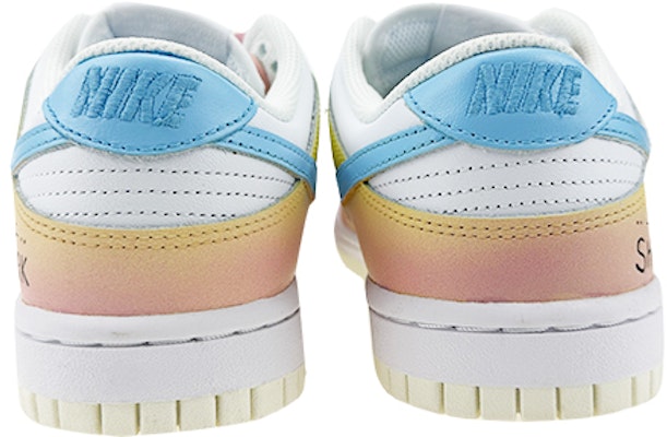 【訂製球鞋】Nike Dunk Low MAY 西海岸鯊魚塗鴉彩虹漸變 低幫 板鞋 女款 白粉 Purchase 【訂製球鞋】Nike Dunk Low MAY 西海岸鯊魚塗鴉彩虹漸變 低幫 板鞋 女款 白粉