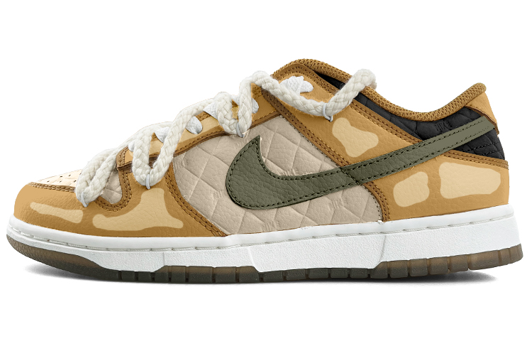 Buy (W) [Kasut Custom] Nike Dunk Low 'Deconstructed Coklat Gandum Khaki' DX3374-700-458410