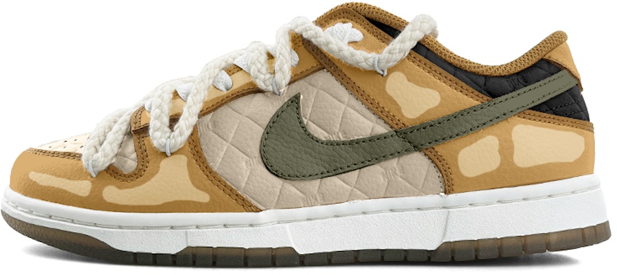 (W) 나이키 덩크 로우 '위트 카키 디컨스트럭티드' (커스텀) DX3374-700-458410 Buy (W) 나이키 덩크 로우 '위트 카키 디컨스트럭티드' (커스텀) DX3374-700-458410