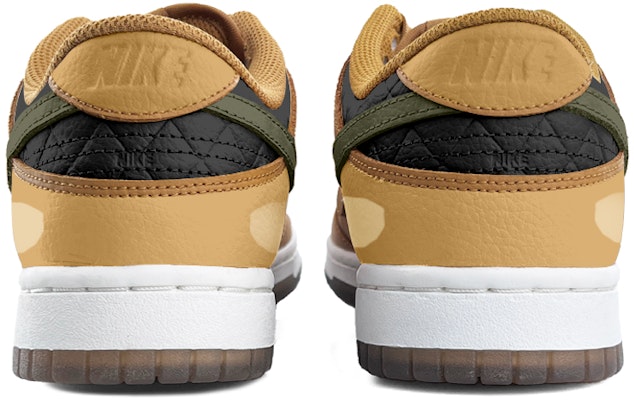 (W) 나이키 덩크 로우 '위트 카키 디컨스트럭티드' (커스텀) DX3374-700-458410 Shop (W) 나이키 덩크 로우 '위트 카키 디컨스트럭티드' (커스텀) DX3374-700-458410