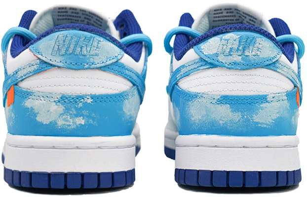 (W) 나이키 덩크 로우 '화이트/유니버시티 레드' (커스텀) DD1503-119(Team27-女款蓝天白云蓝白橙) Shop (W) 나이키 덩크 로우 '화이트/유니버시티 레드' (커스텀) DD1503-119(Team27-女款蓝天白云蓝白橙)
