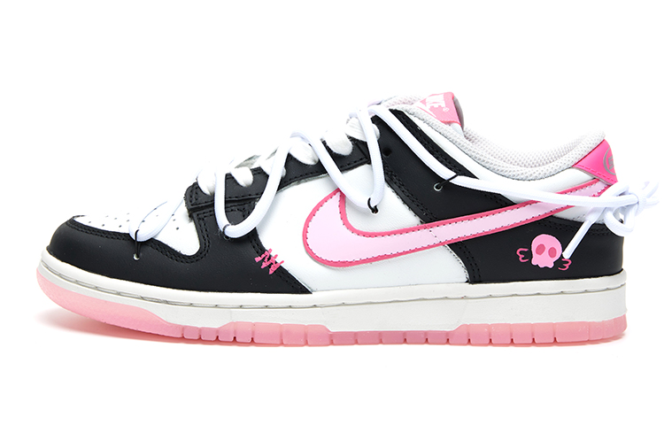 Buy (W) [Zapatillas Personalizadas] Nike Dunk Low 'Blanco Negro Rosa' FN3451-161(Team15-甜心幽灵)