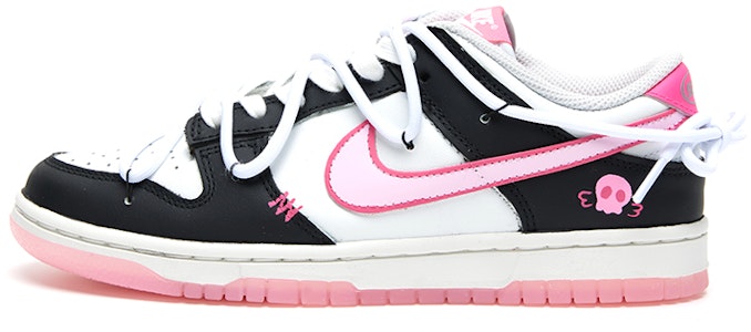 (W) 나이키 덩크 로우 '화이트 블랙 핑크' (커스텀) FN3451-161(Team15-甜心幽灵) Buy (W) 나이키 덩크 로우 '화이트 블랙 핑크' (커스텀) FN3451-161(Team15-甜心幽灵)