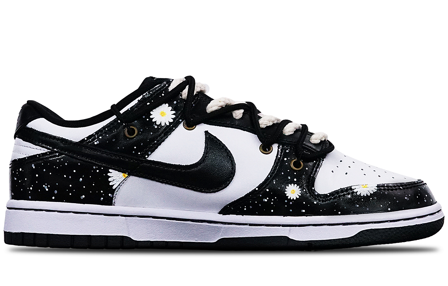 Lookbook (W) [定制鞋款] Nike Dunk Low '白色/黑色雏菊' DD1503-101(TeamT-小雏菊黑白S-BOX)