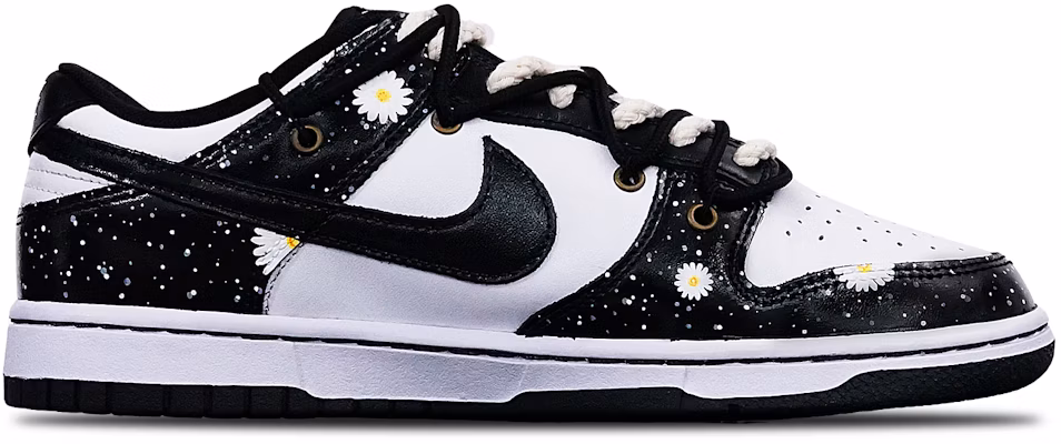 (W) 나이키 덩크 로우 '화이트/블랙 데이지' (커스텀) DD1503-101(TeamT-小雏菊黑白S-BOX) Lookbook (W) 나이키 덩크 로우 '화이트/블랙 데이지' (커스텀) DD1503-101(TeamT-小雏菊黑白S-BOX)