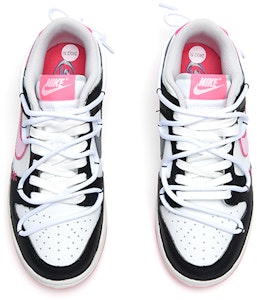 (W) 나이키 덩크 로우 '화이트 블랙 핑크' (커스텀) FN3451-161(Team15-甜心幽灵) Shop (W) 나이키 덩크 로우 '화이트 블랙 핑크' (커스텀) FN3451-161(Team15-甜心幽灵)