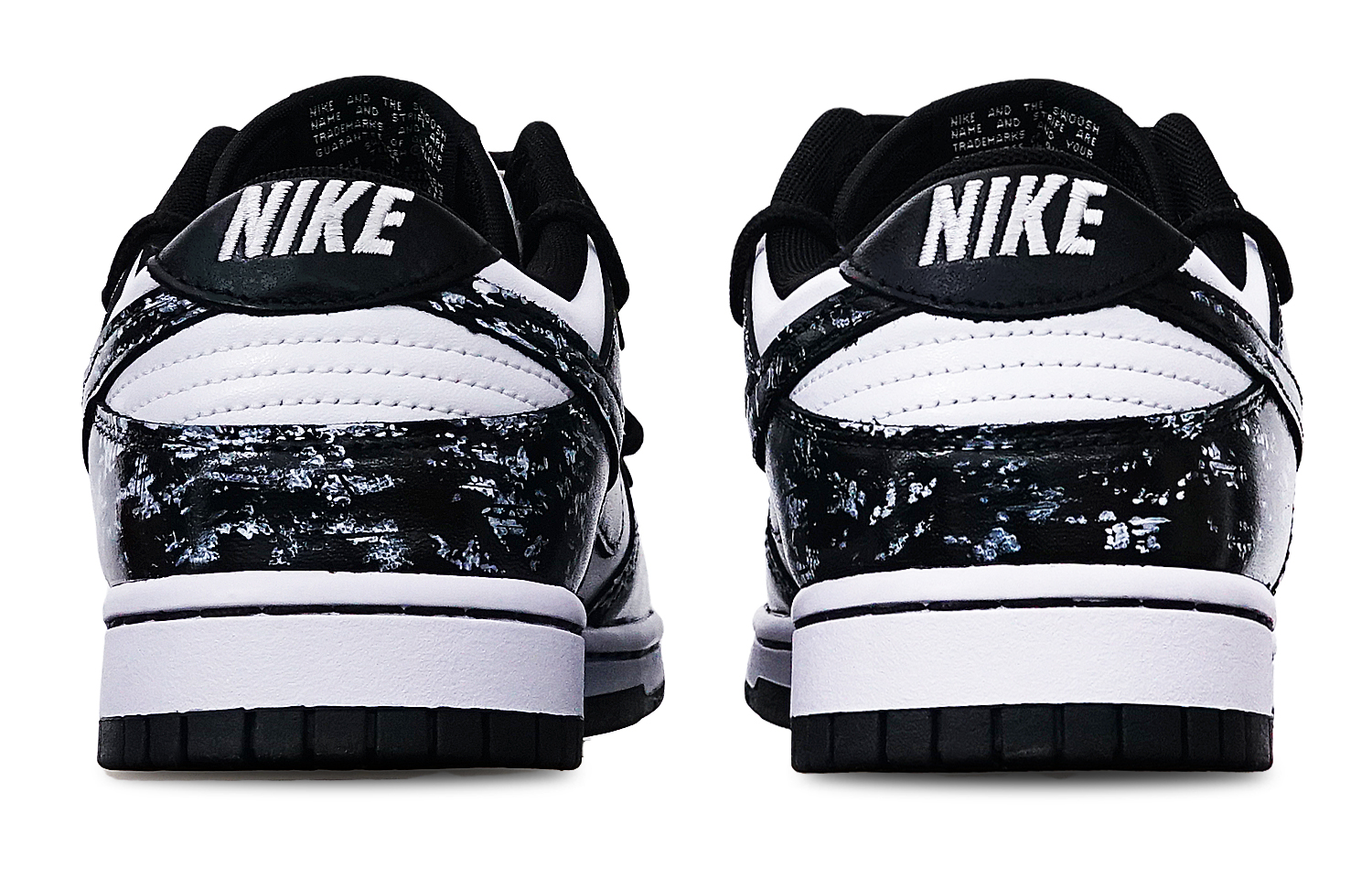 Purchase (W) 【定制鞋款】耐克Dunk Low「白黑解构复古」 DD1503-101(TeamT-擦色做旧黑白S-BOX)