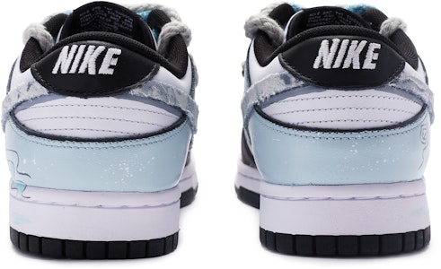 【定制球鞋】 Nike Dunk Low 處暑 特殊鞋盒 節氣系列 新中式 手繪噴繪 低幫 板鞋 女款 白藍黑 Shop 【定制球鞋】 Nike Dunk Low 處暑 特殊鞋盒 節氣系列 新中式 手繪噴繪 低幫 板鞋 女款 白藍黑
