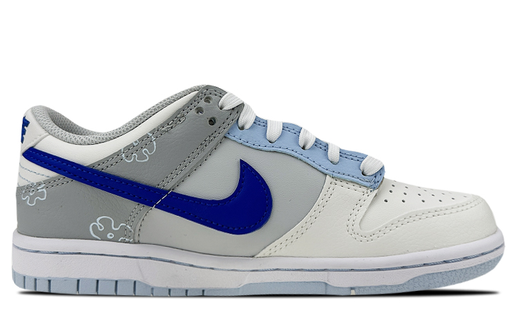 Order (W) 나이키 덩크 로우 '화이트 블루 해파리' (커스텀) FB1843-141(Team叁-女款水母QD)