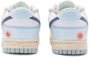 【訂製球鞋】Nike Dunk Low 大寒 節氣系列 新中式 解構 手繪噴繪 低幫 板鞋 女款 白藍粉 Shop 【訂製球鞋】Nike Dunk Low 大寒 節氣系列 新中式 解構 手繪噴繪 低幫 板鞋 女款 白藍粉