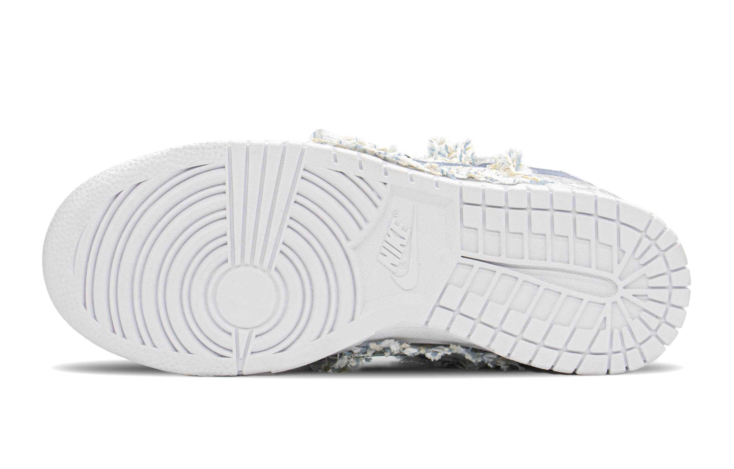 Shop 【訂製球鞋】Nike Dunk Low 減齡穿搭 小香風 禮盒 解構 腰果花 低幫 板鞋 女款 白藍