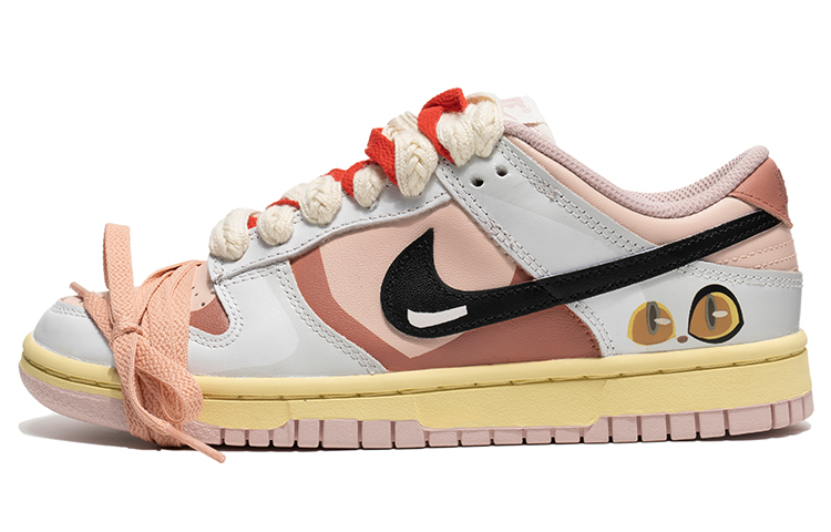 Buy (W) [Zapatillas Personalizadas] Nike Dunk Low 'Ministro Gato Blanco' DD1503-601(TeamB-白猫大臣Y-BOX)