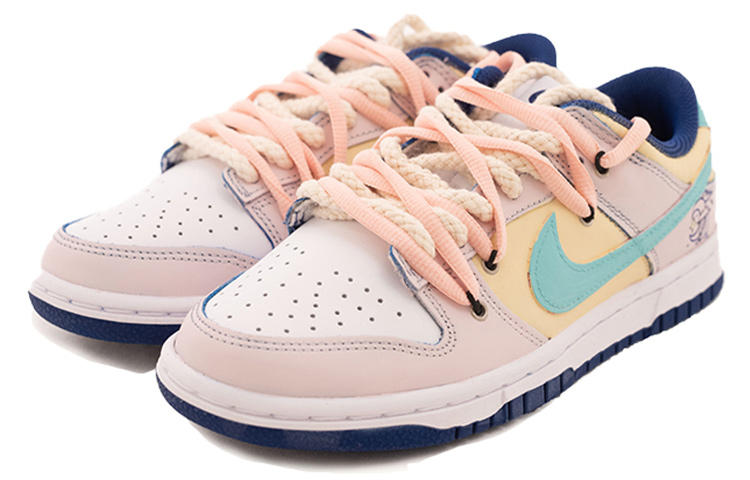 Lookbook (W) Zapatillas Nike Dunk Low 'Blanco Coral Rosa - Rojo Universitario' DD1503-119(Team28-女款月牙)